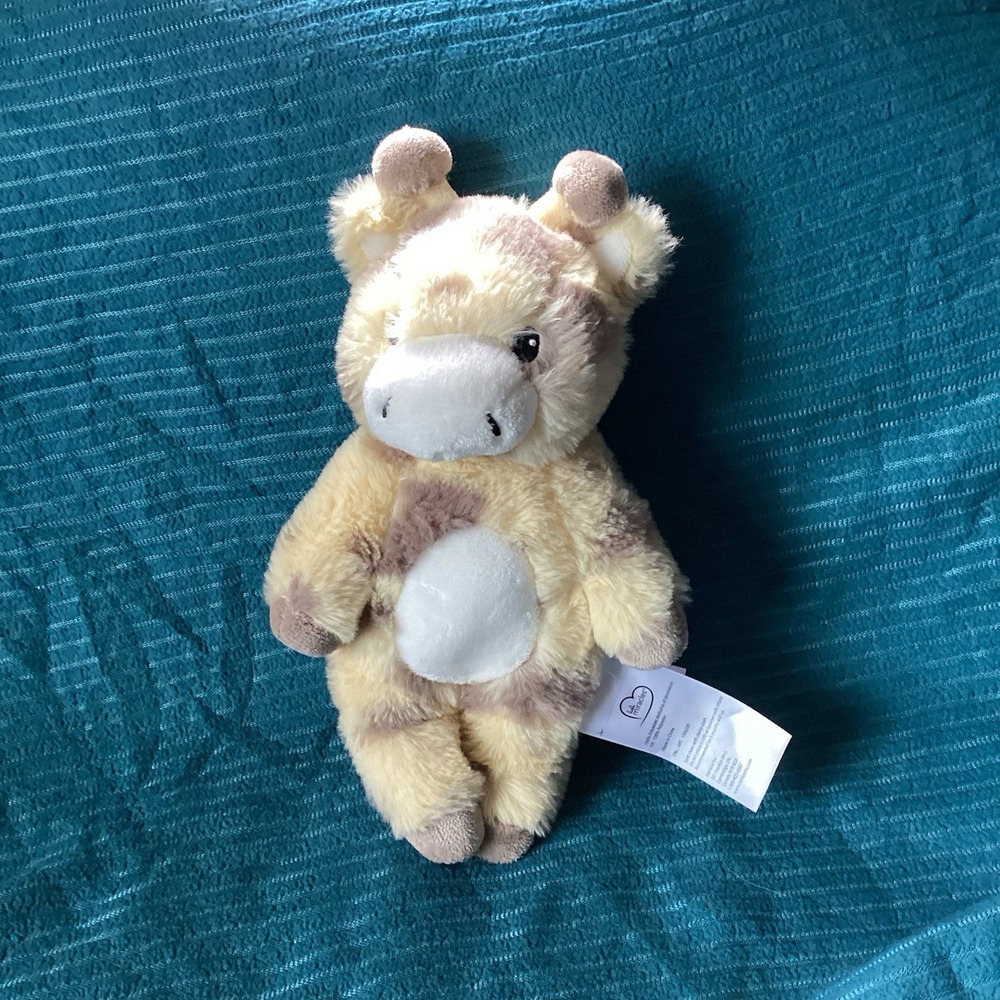 12" Little Miracles Baby Giraffe Plush Yellow Gray Stuffed Animal Lovey Soft Toy